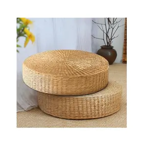 Charming tall wicker basket is made from water hyacinth reeds/ Hot sale Hyacinth Stool