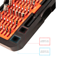 Kit de réparation d'électronique, outil domestique de réparation d'électronique de téléphones portables, jeu de tournevis de précision, outil de réparation d'électronique magnétique 76 en 1