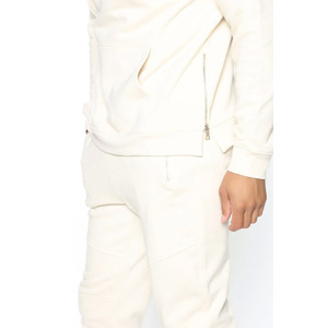 Vente en gros de pantalons d'entraînement décontractés pulls à capuche pour hommes ensemble de survêtement de jogging grande taille en coton molletonné personnalisé pour printemps et automne - Product Image 2