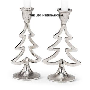 Silver Plated Metal Christmas <b>Tea</b> <b>Light</b> <b>Candle</b> Holder Eye-Catching Festival Decoration for Home Lighting Usage - Product Image 1