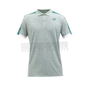 T-shirt pour homme à prix de gros, personnalisable avec logo, en coton/polyester, col en V, manches courtes, respirant - Product Image 1