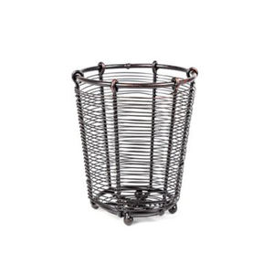 <b>Black</b> Metal Iron Wire <b>Cutlery</b> Holder - Product Image 1