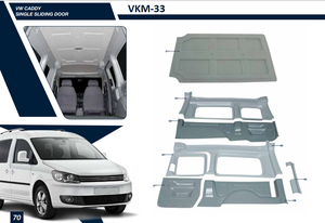 Meilleures ventes VKM Plastik Premium Caddy Trim Set Accessoires intérieurs Spécialement autorisé Conception IP Multicolore - Product Image 4