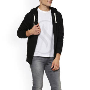 Sudadera con capucha OEM 2024 con cremallera, logotipo personalizado, corte regular, algodón/poliéster, felpa francesa, ecológica, diseño de invierno, corte y confección para hombre - Product Image 5