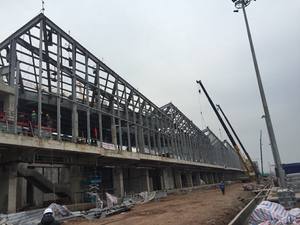 Structure en acier préidéale pour construction scolaire, entrepôt ou cintre, Hall prédécoupé - Product Image 2