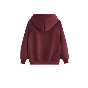 เสื้อฮู้ดผู้หญิง OEM ลายหัวใจ แขนยาว สไตล์ลำลอง มีกระเป๋าและเชือกผูก - Product Image 2