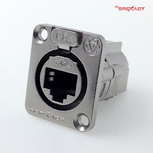 SREXACT Cat6a Montage sur panneau Connecteur RJ45 Terminaison IDC SVP597-IDC en alliage de zinc - Product Image 2