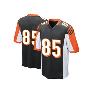 Maillots de football d'entraînement personnalisés bon marché pour hommes, 100% polyester, manches courtes, nom d'équipe personnalisé - Product Image 6