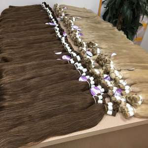 Extensiones de Cabello brasileño de visón, mechones de cabello virgen a granel, cabello humano, cutícula alineada - Product Image 3