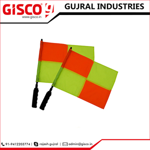 Drapeau de monteur de ligne tournant léger avec bâton en plastique - Product Image 3