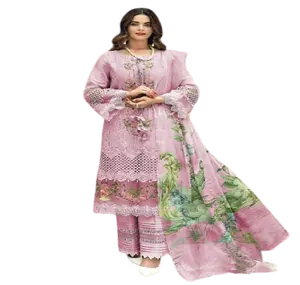 Salwar Suit in Pakistani Style <b>Wedding</b> Wear <b>Muslim</b> <b>Dress</b> With Heavy Embroidery Work and Best Quality Fabric - Product Image 1