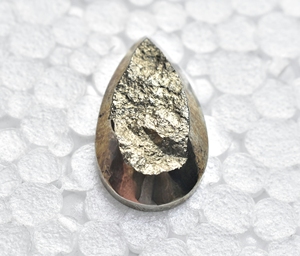 Cabujones de pirita de oro de calidad superior, cabujones de Piri de oro Apache, con piedras preciosas - Product Image 5