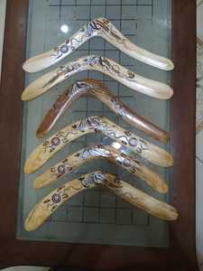 Hadiah Natal Triplek Cabang Kayu Jati Mahoni Disesuaikan Mainan Luar Ruangan Kembali Mudah Menangkap Bumerang Terbang - Product Image 6