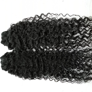 Extensions de cheveux bouclés indiens de haute qualité boucles serrées zéro perte naturelle droite meilleurs faisceaux de trame de Machine meilleur vendeur - Product Image 4