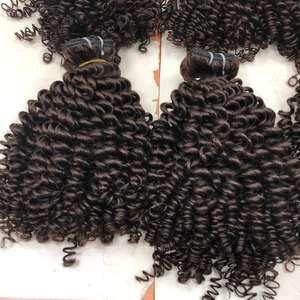 VIRGIN Remy HUMAN HAIR EXTENSION Deep curly Bundles Double Machine Bundles High Quality Vietnamese hair at wholesale price - Product Image 5