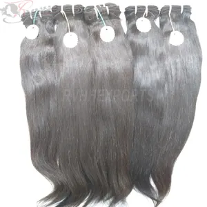 India Factory Supplier Remy Bundle Extension Human Hair 10a Grade Length 10 30 Inches At Wholesale Price