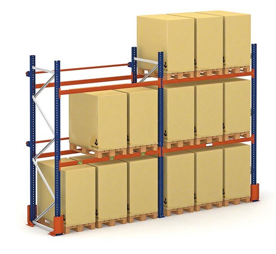 Warehouse Heavy Duty Steel Racking Selective Pallet Mezzanine Flooring Racking Systems