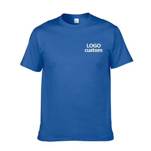 OEM vente en gros 2024 personnalisé LogoPrinting T-shirt à manches courtes haute qualité rue couleur unie T-shirt surdimensionné LogoPrinting chemise - Product Image 6