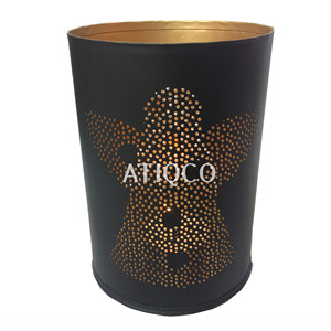 Bougeoir moderne et élégant en métal blanc au design coeur Meilleure vente support votif en fer attrayant pour la décoration de la maison - Product Image 4