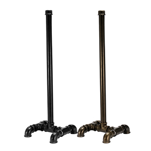 Porte-serviettes mural industriel en aluminium, porte-serviettes de cuisine, tube flexible - Product Image 5