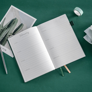 OEM Chuyên Nghiệp Trung Quốc Nhà Sản Xuất Da Bìa Logo Tùy Chỉnh Tạp Chí 100Gsm Dày Giấy Dập Nổi A5 Chấm Máy Tính Xách Tay - Product Image 4