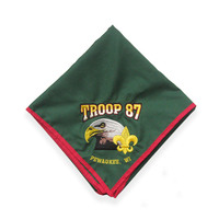 Foulard de bébé brodé personnalisé, aigle garçon, scout, vente en gros