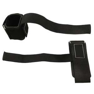 Custom Heavy Duty Weight Lifting Wrist Wraps Elastic Wrist Support <b>Strap</b> with Thumb Loops for Fitness Training Powerlifting - Product Image 1