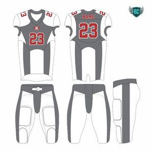 Camiseta de fútbol americano personalizada, conjunto de pantalones, impresión por sublimación personalizada, ropa deportiva transpirable antibacteriana de manga corta - Product Image 3