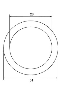 Anillo de aluminio medio para montañismo al aire libre, escalada, correa de anclaje - Product Image 4