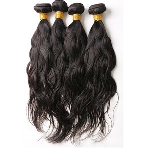 Extensiones de Cabello Humano Remy Indio Ondulado Natural, a Granel, Virgen, con Cutícula Alineada, Doble Trama - Product Image 2