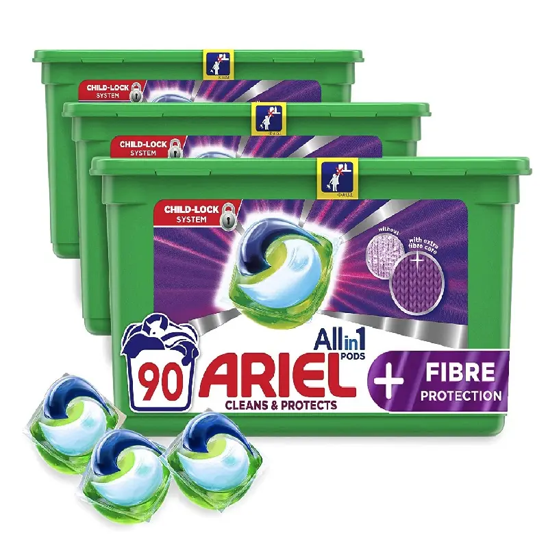 Ariel All-In-1 PODS Giặt Liquid Giặt Chất Tẩy Rửa Viên/Viên Nang, 90 Wash (30X3), Với Bảo Vệ Sợi