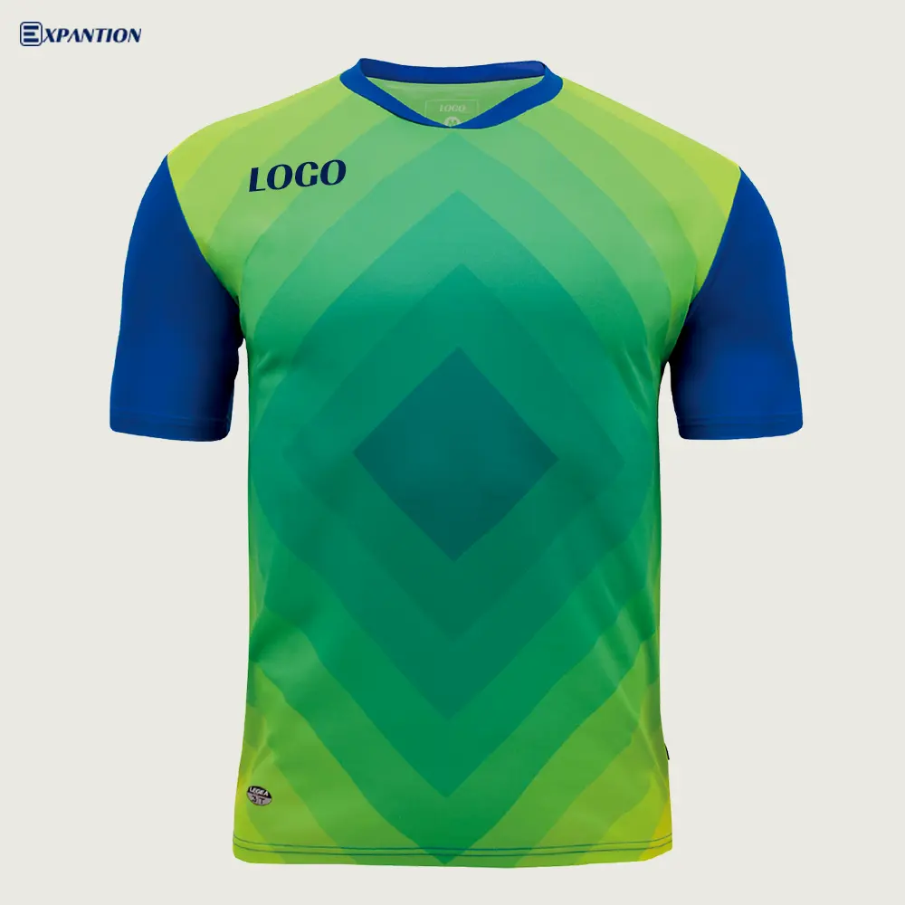 EXP Merk Fabrikant Nieuwste Voetbal Jersey Ontwerp Custom Europese Club Sportkleding Voetbal Shirts