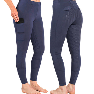 Mallas ecuestres de alta calidad para montar a caballo, leggings de secado rápido de marca privada, nuevo diseño, ajuste elegante, transpirables, la más vendida - Product Image 1