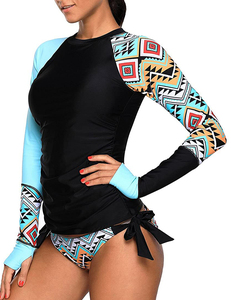 Excellent Women Rash Guard Léger Sans Couture Respirant Haute Qualité Meilleur Design - Product Image 4