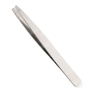 Outil d'extension de cheveux en acier inoxydable durable avec pince à sourcils argentée - Product Image 1