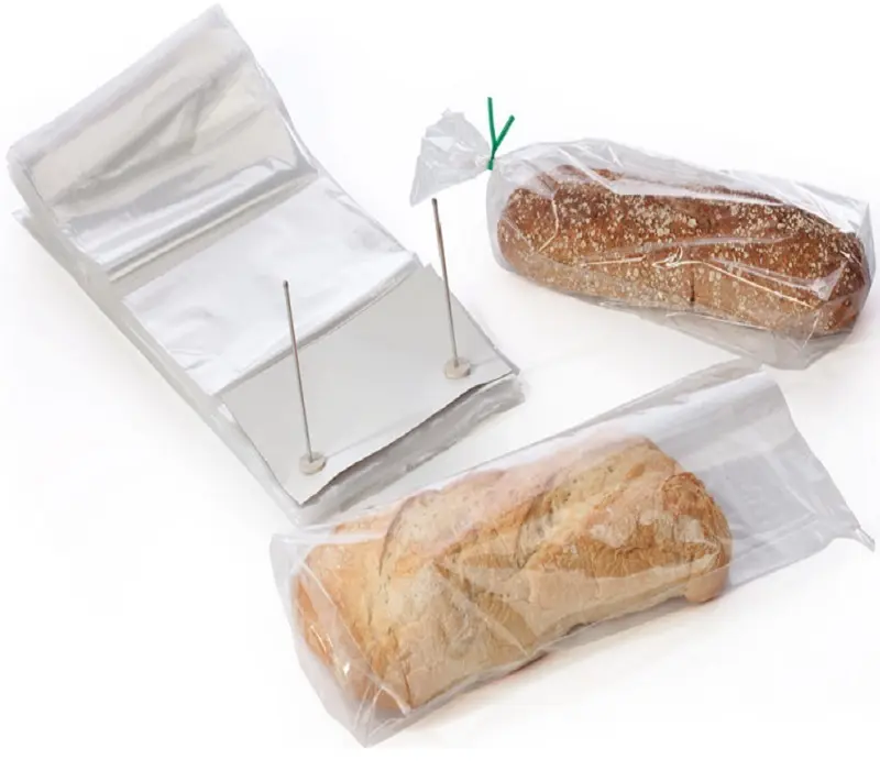 Kontakt LDPE Custom Taschen Hot Dog Kuchen Transparente Kunststoff Wärme schrumpf folie Wicket Brotta sche mit Lebensmittel verpackung drucken