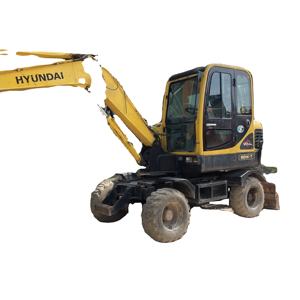 Excavatrice d'occasion Hyundaii 60w-7 Excavatrice d'occasion 60w-9 Doosan Dx60w Excavatrice sur pneus - Product Image 1