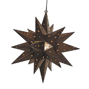 Cascabel de metal para decoración del hogar y de Navidad, ornamento de Navidad con estrellas, nuevos diseños - Product Image 6
