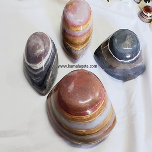 Wholesale <b>Large</b> Size Agate Natural Gemstone Shiva Eye Shell Craft Semi-Precious Stone Eye of Shiva <b>Ornament</b> - Product Image 3