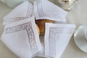 Fundas de pan bordadas a mano, cubierta de lino para pan - Product Image 2