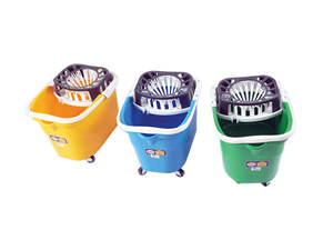 ถังม็อบพลาสติกขนาด20ลิตรพร้อมล้อและฝาปิดดีไซน์แบบอัจฉริยะสำหรับโรงแรมจากประเทศมาเลเซีย - Product Image 2