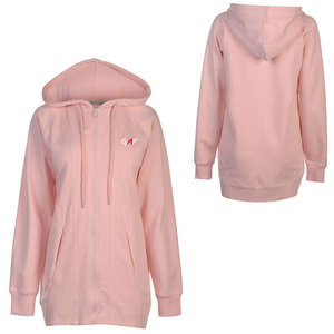 เสื้อฮู้ดผ้าฟลีซสำหรับผู้หญิงมีฮู้ดปักโลโก้แบบสวมหัวสีสันสดใสออกแบบได้ตามต้องการ - Product Image 4