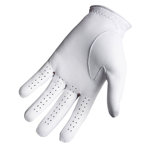 Conception Unique en cuir Cabretta blanc personnalisable tous temps gants de Golf les plus durables - Product Image 4