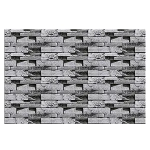 Flexible Grey Natural Stone Wall Tiles Outdoor Exterior Cladding Tile 30x60 3D Tiles For Wall
