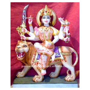 Statue de marbré Durga, 1 pièce - Product Image 1