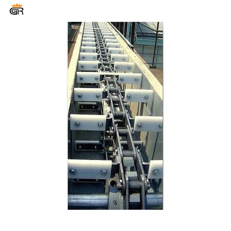 Industrial Grade 4 TPH Load Capacity Mass Grain Feeder / Drag Chain Conveyor