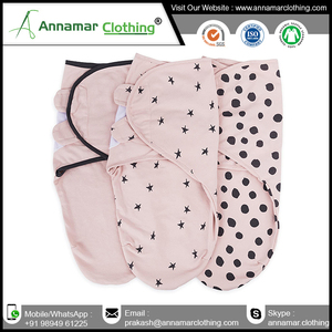 Eco-Friendly Baby <b>Swaddle</b> <b>Wrap</b> 100% Cotton Baby <b>Swaddle</b> Blanket Comfortable Baby <b>Swaddle</b> - Product Image 2