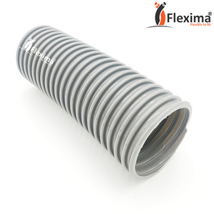 Manguera de conducto corrugada gris de PVC flexible de peso ligero certificada Flexima ISO 9001/9002 0,75 pulgadas 12 pulgadas para fines de vacío de agua - Product Image 4