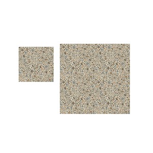 Precio más bajo Diseño de hojas simple y elegante Azulejo esmaltado de piso de cerámica 400x400mm - Product Image 3