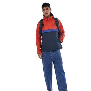 Chaqueta bomber a prueba de viento de calle alta personalizada para hombre y mujer con capucha de cuello levantado OEM ODM al por mayor diseño de retazos recubierto - Product Image 1